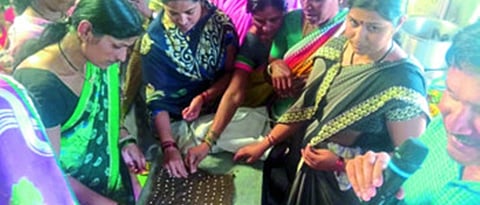 बुलडाणा येथे महिलांनी गिरविले बीज प्रक्रिया, आधुनिक शेतीचे धडे