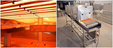 अन्न प्रक्रियेमध्ये अवरक्त किरणांचा वापर