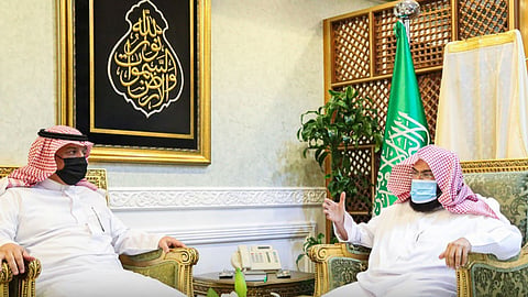 السديس مع مدير مكافحة المخدرات بمكة