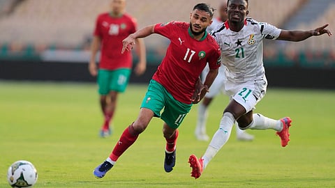المغرب تصعق غانا بقذيفة بوفال