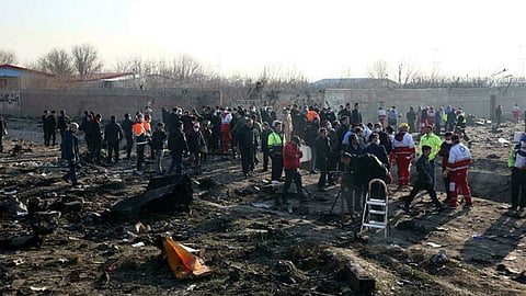 ضحايا الطائرة الأوكرانية