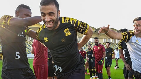 عبدالرزاق حمد الله لاعب الاتحاد الجديد