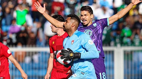 كارلوس إدواردو في أول مباراة له مع الأهلي