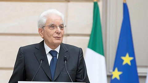 الرئيس الإيطالي سيرجيو ماتاريلا