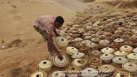 ألغام الحوثي