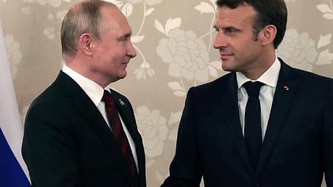 بوتين وماكرون