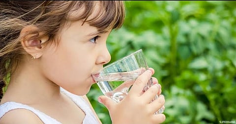 نقص الماء عند الأطفال