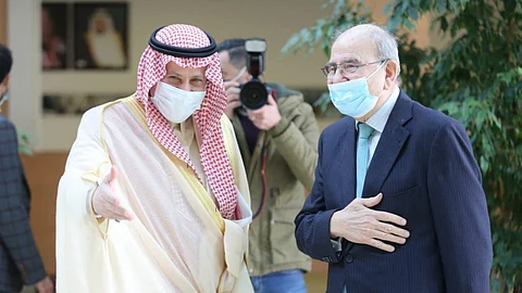 جانب من مراسم احتفال السفارة بيوم التأسيس