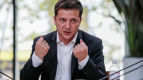 الرئيس الأوكراني فولوديمير زيلينسكي