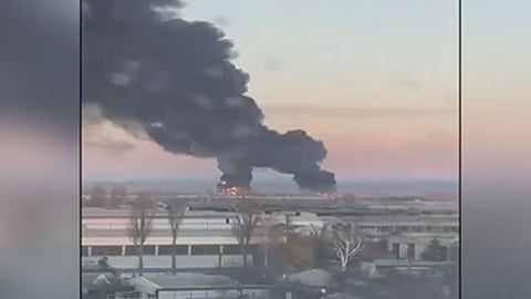 اشتعال النيران في أوكرانيا