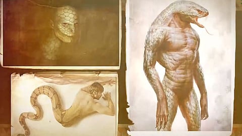 قصة شائعة عن الرجل الثعبان