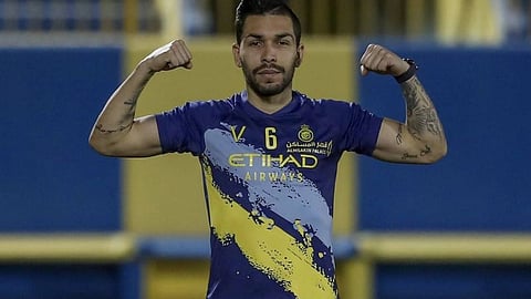 البرازيلي بيتروس لاعب فريق الفتح الحالي والنصر السابق