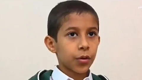 يزيد بن علي، طالب الصف السادس الابتدائي في مدرسة الحازم بمحافظة بيشة