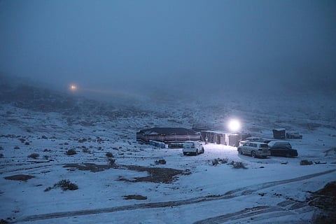 انخفاض درجات الحرارة