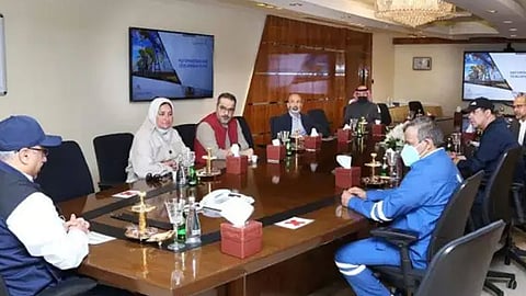 زيارة وزير النفط الكويتي للمنطقة المقسومة