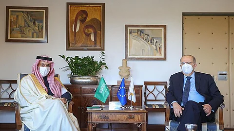 وزير الخارجية يلتقي نظيره القبرصي