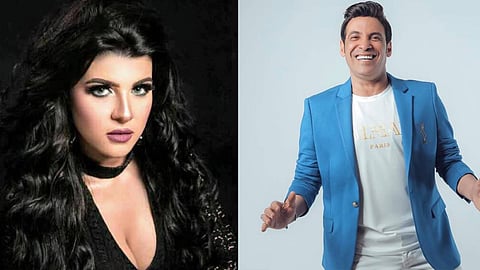سعد الصغير وبرلنتي عامر