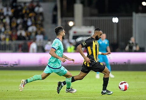 لقطة من مباراة الأهلي والاتحاد هذا الموسم (أرشيفية)