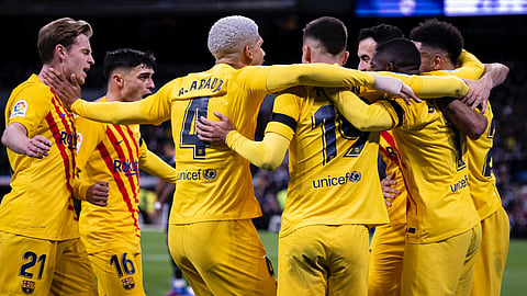 برشلونة يتغلب على ريال مدريد برباعية