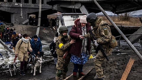 إجلاء المدنيين من كييف