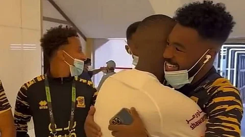 سعود عبدالحميد ولاعبو الاتحاد