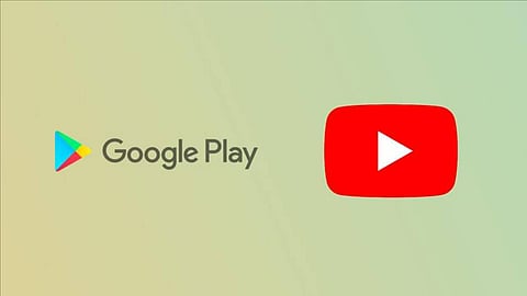 يوتيوب وجوجل بلاي