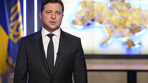 الرئيس الأوكراني فولوديمير زيلينسكي