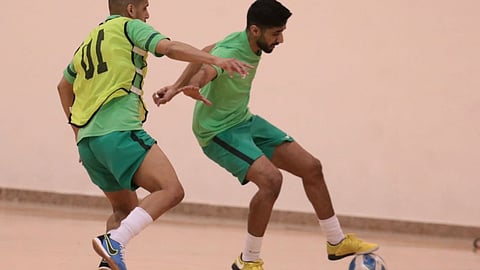 أخضر الصالات يواصل تدريباته في معسكر الرياض استعدادًا لتصفيات آسيا