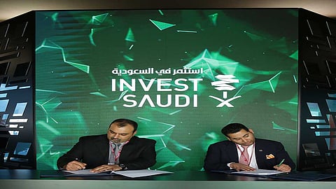 جانب من توقيع الاتفاقيات بين شركة رتال وشركات أوروبية