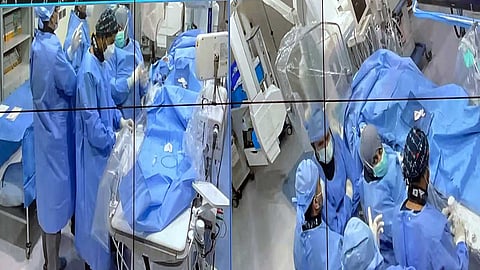 عملية قسطرة بمستشفى اللمك فهد بتبوك