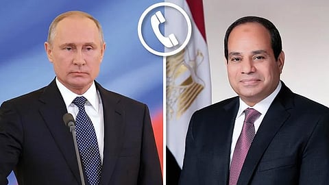 الرئيس المصري يجري اتصالًا هاتفيًّا مع «بوتين»