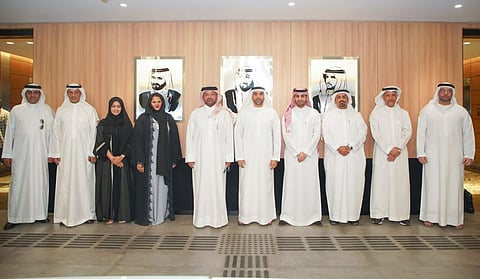 جانب من زيارة لجنة السياحة بغرفة الرياض لمعرض إكسبو دبي 2020
