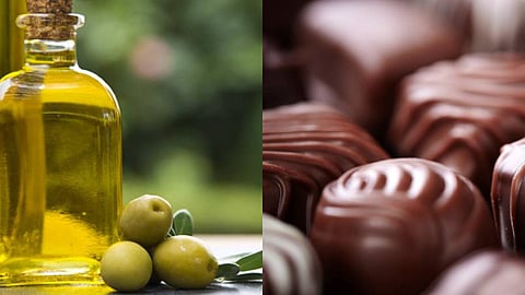 الشيكولاتة وزيت الزيتون البكر