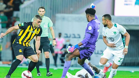 مباراة الأهلي والاتحاد.
