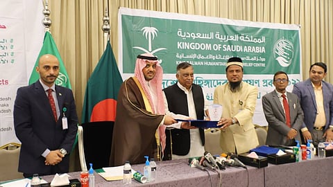 السفير الدحيلان يدشن بناء مساكن للروهينجا في بنجلاديش