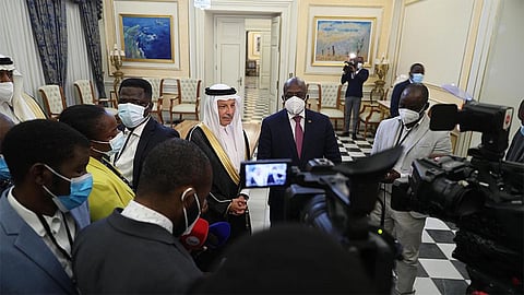 جانب من المؤتمر الصحفي