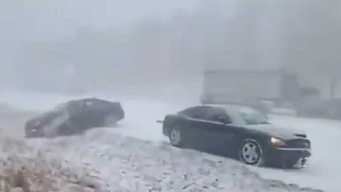 عواصف ثلجية في أمريكا - أرشيفية