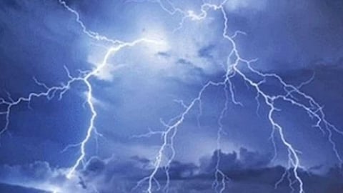 أمطار رعدية