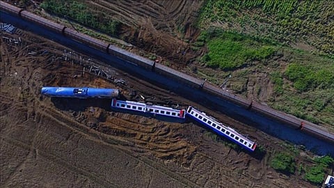 خروج قطار عن مساره بالكونغو الديمقراطية