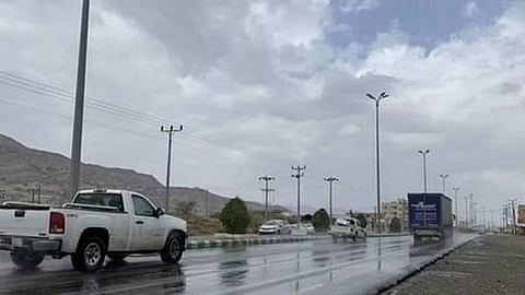 طقس غائم في إحدى مناطق المملكة - أرشيفية
