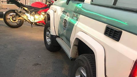 الدراجات النارية المخالفة