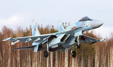 غارة جوية روسية