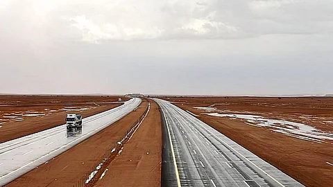 أمطار غزيرة على منطقة الباحة