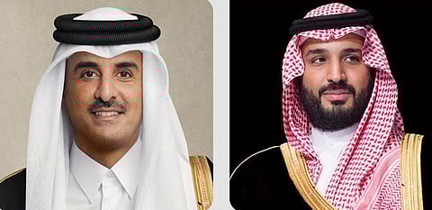 سمو ولي العهد وأمير قطر