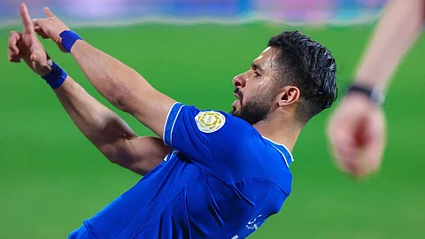 صالح الشهري لاعب فريق الهلال