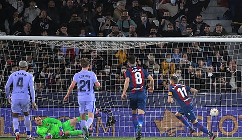 مباراة برشلونة وليفانتي