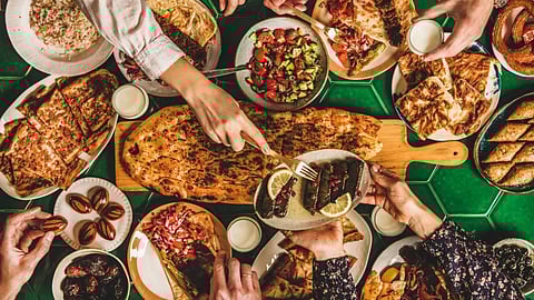 وجبة إفطار رمضان