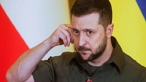 الرئيس الأوكراني فولوديمير زيلينسكي