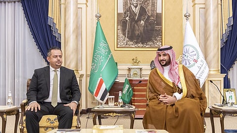 الأمير خالد بن سلمان ورئيس الوزراء اليمني