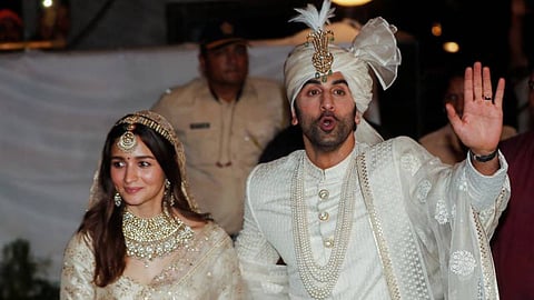 زواج عليا بهات ورانبير كابور